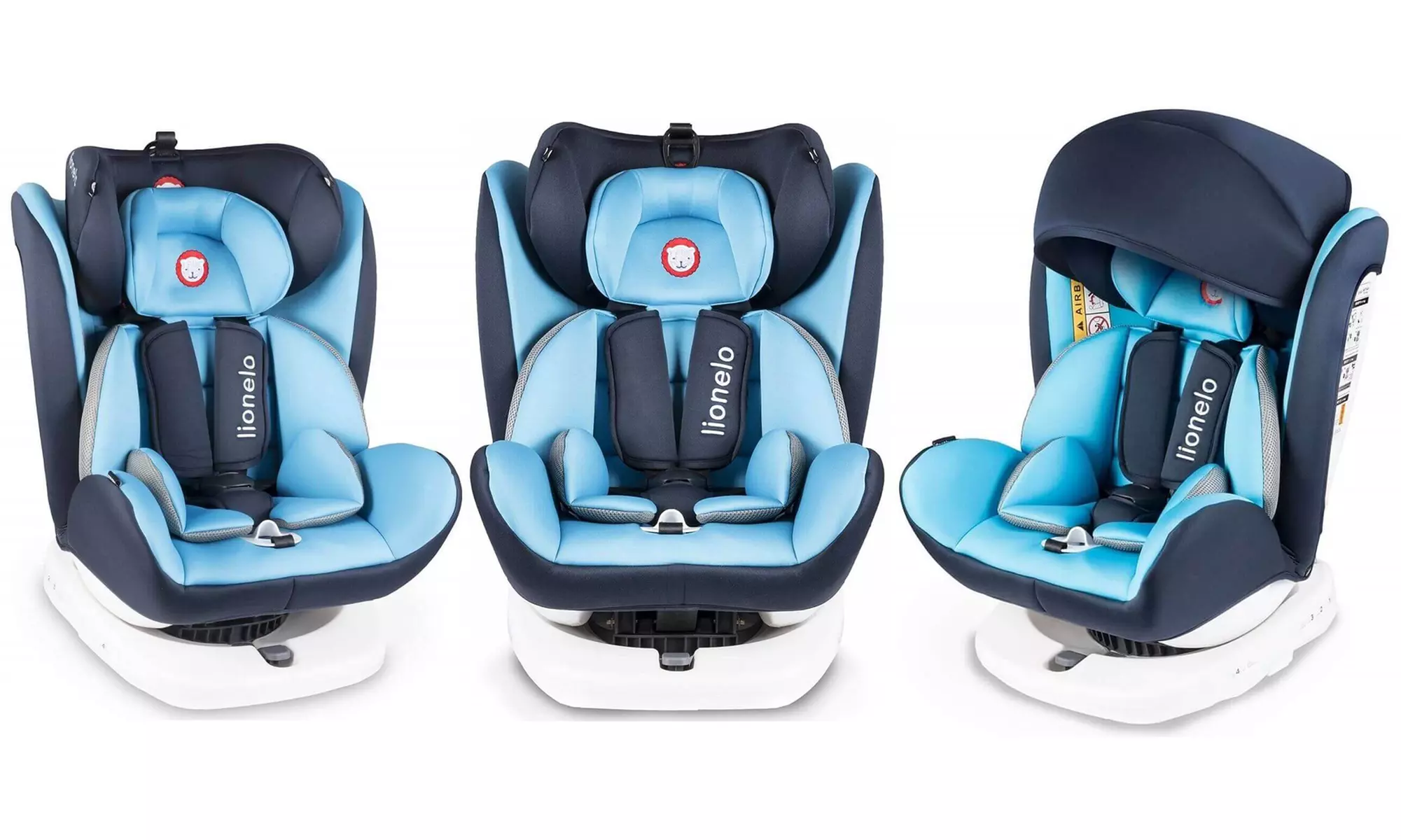 Seggiolino da auto Lionelo Bastiaan con Isofix e opzione per organizer e parasole, disponibile in 4 colori - Image 4