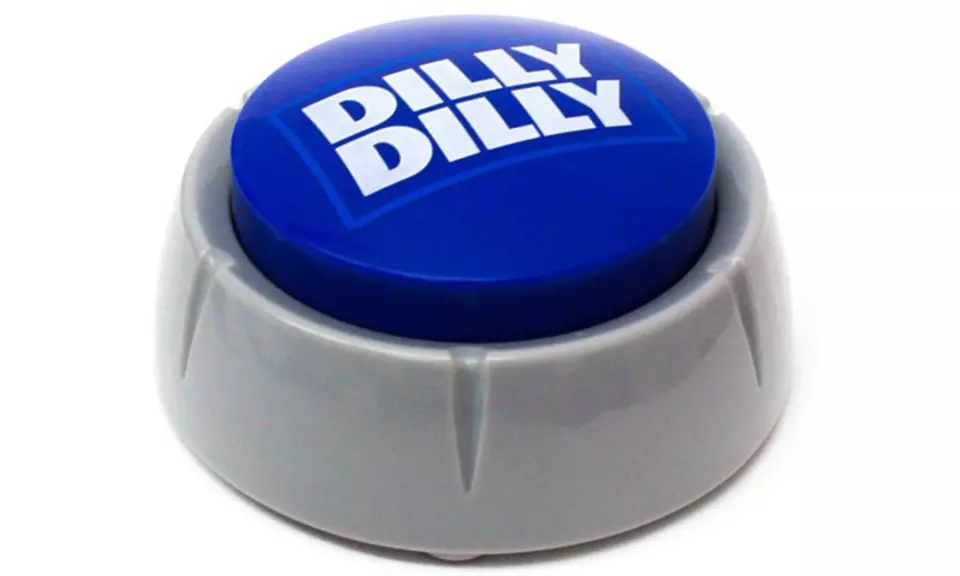 Official Bud Light Dilly Dilly Button - Primary Image