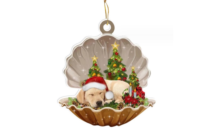 Image 5: Sleeping Dog-Design Hanging Ornament