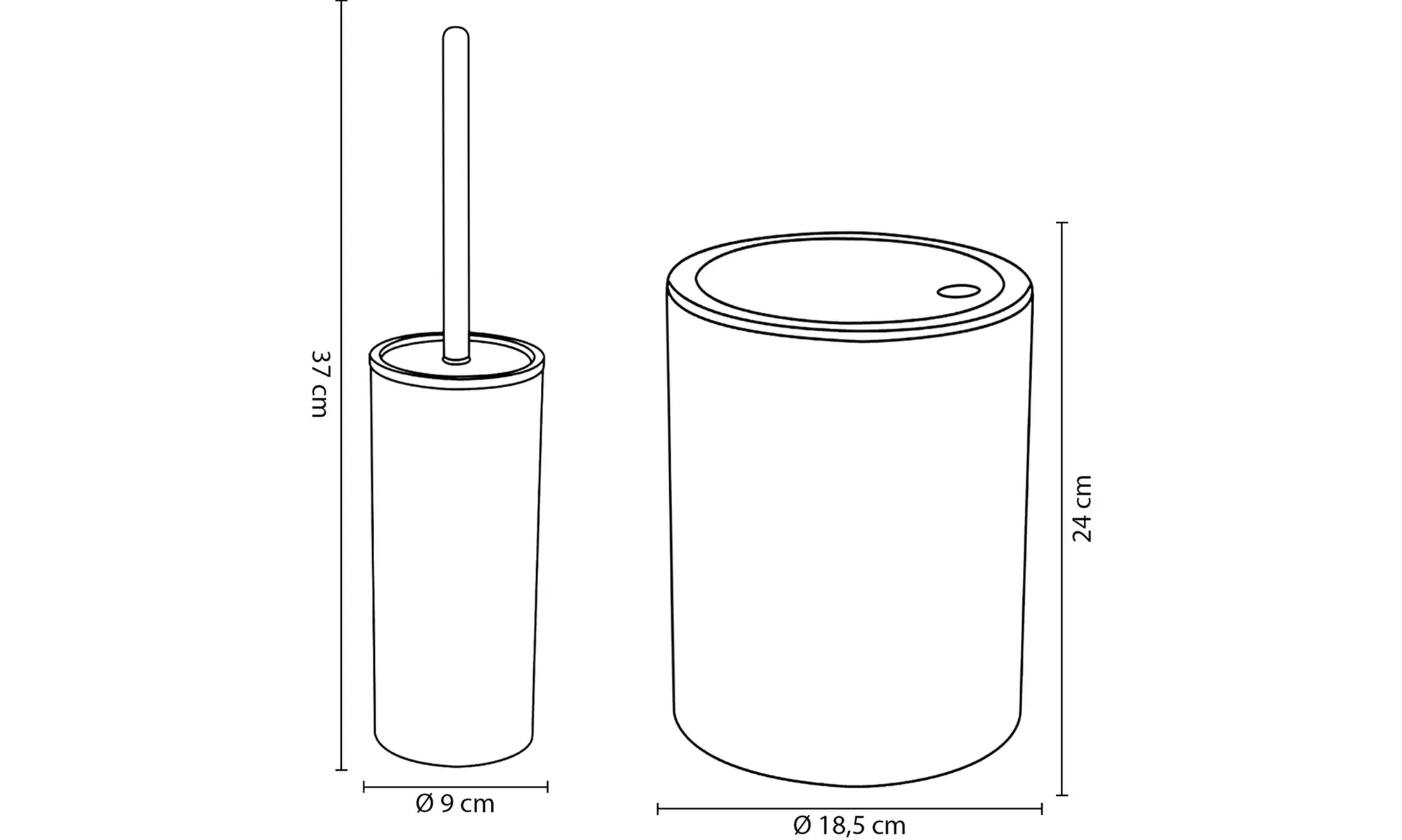 5-delige badkamerset