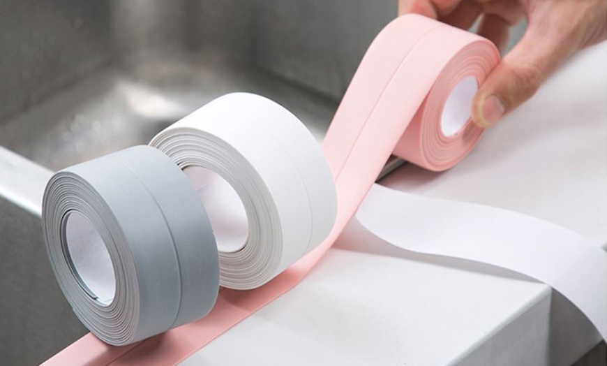 Image 1: One or Two Rolls of Anti-Mould Waterproof Self-Adhesive Tape