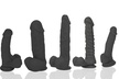 Lickerlish Complete 5 Silicone Dongs with Lubricant Kit - Second Medium