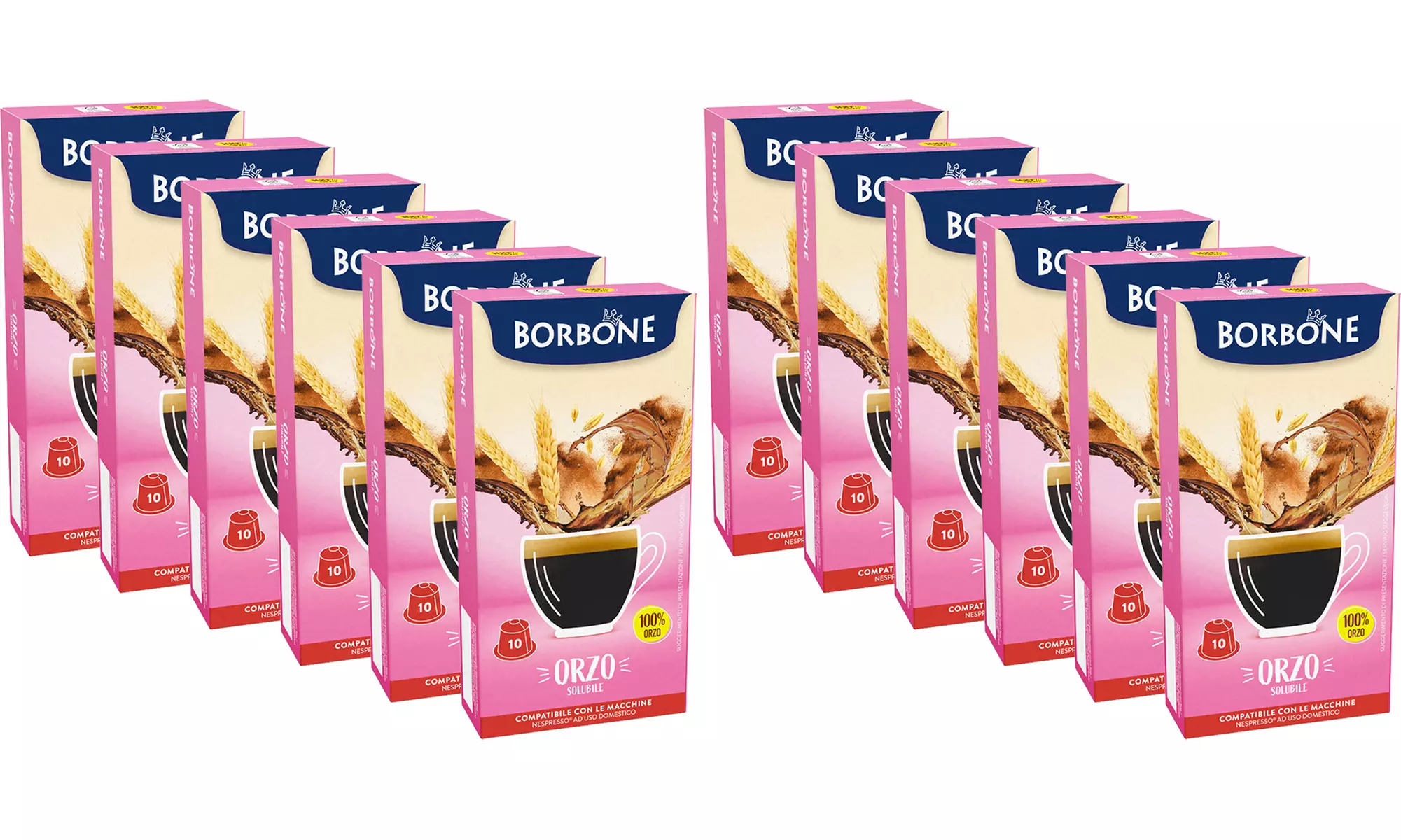 60 o 120 capsule Borbone compatibili con Nespresso