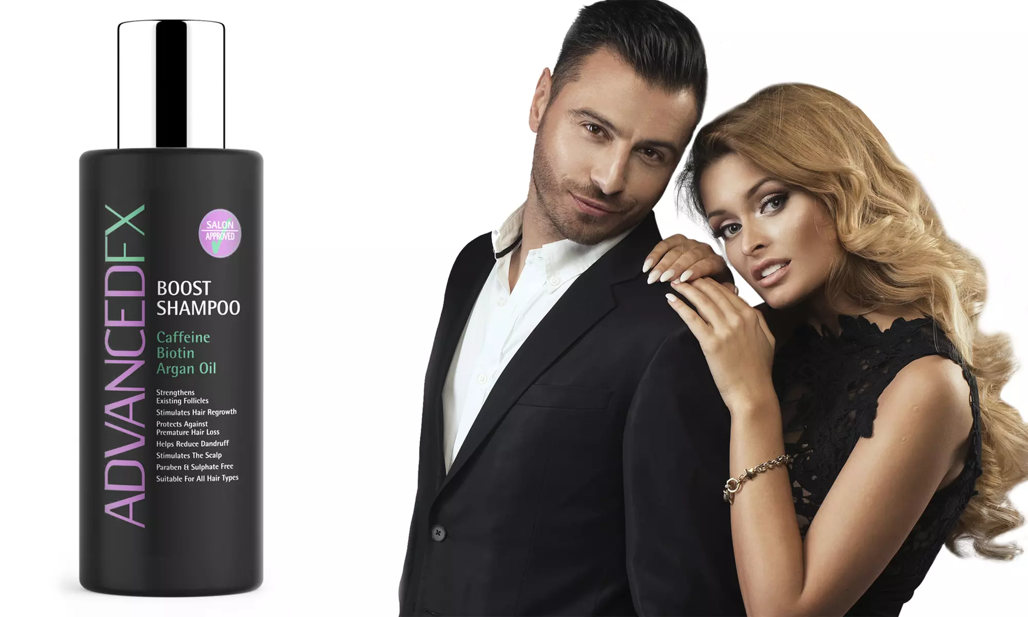 1x, 2x oder 3x AFX Boost Shampoo mit Koffein, Biotin und Arganöl 150 ml - Primary Image