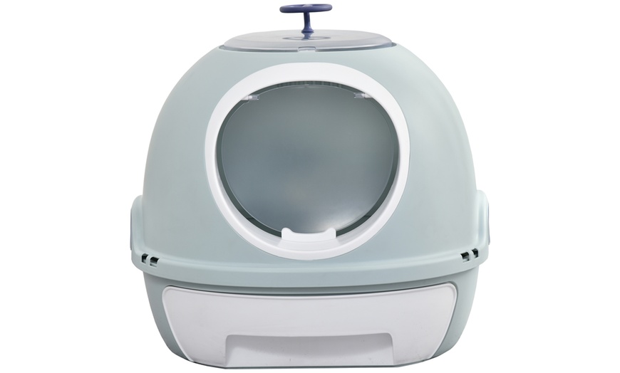 Image 2: Pawhut Litter Box