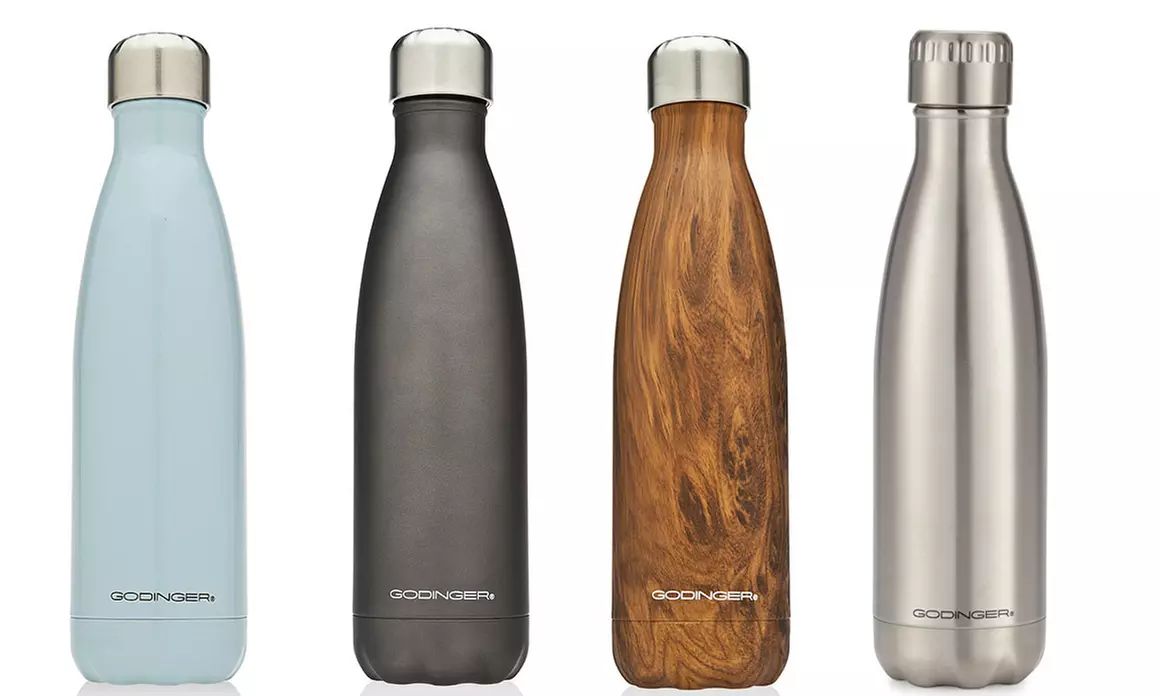 Godinger 24-Hour Insulated Stainless Steel Water Bottle - Primary Image