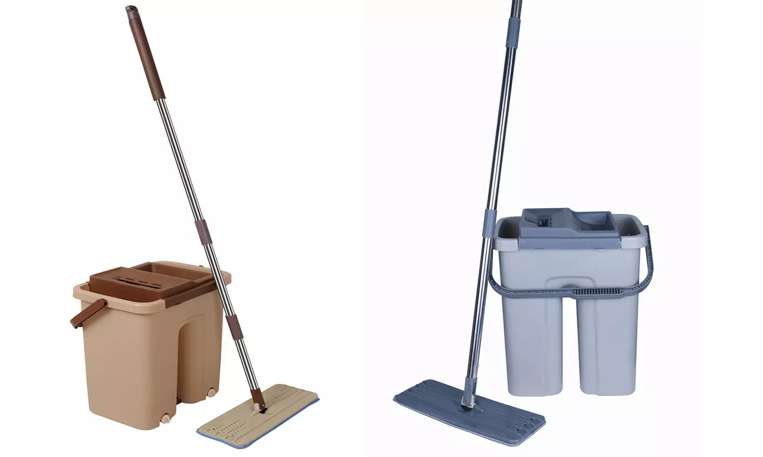 Cenocco Flat Mop and Bucket Broom - Primary Image