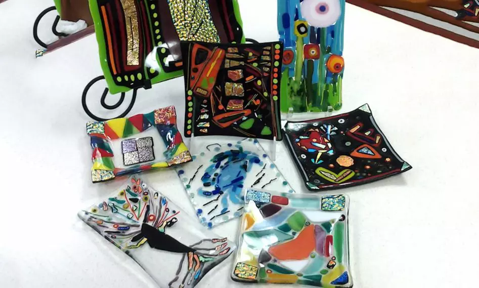 One, Two, or Three BYOB Glass-Fusing Classes at The ClayGround Studio And Gallery (Up to 58% Off) - Primary Image