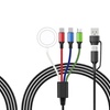 Image 3: 4-in-1 Braided Wire Data Cable 