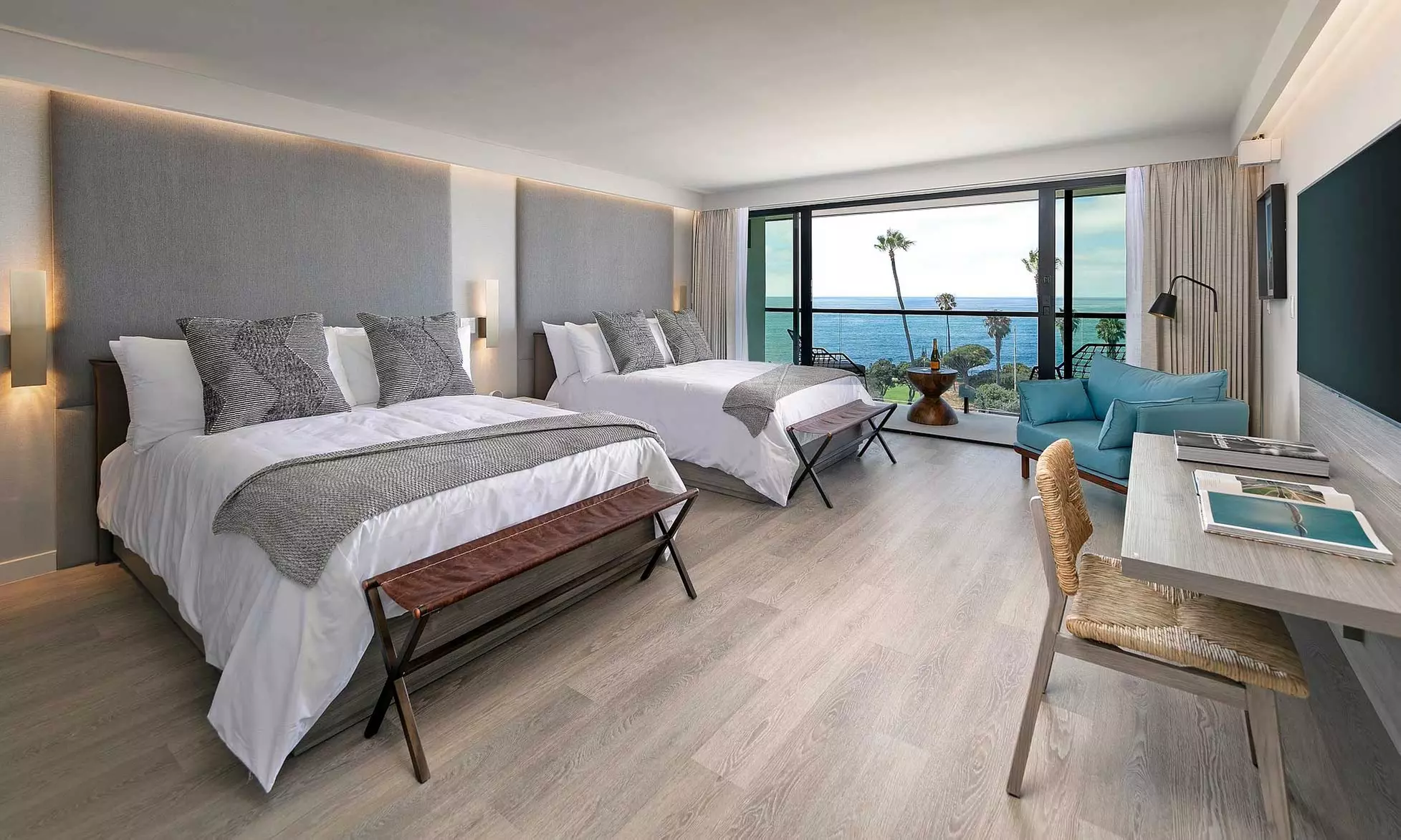 Stay at La Jolla Cove Hotel & Suites in San Diego, CA.
