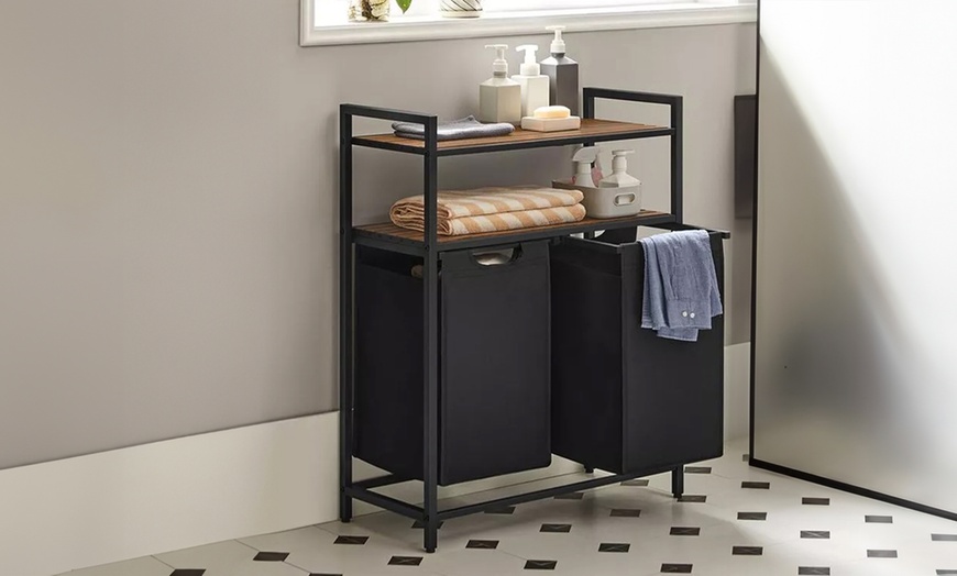 Image 2: Neo Laundry Baskets with Shelves