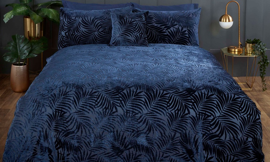 Image 1: Paloma Velvet Touch Duvet Set