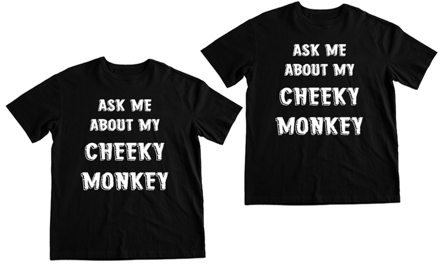 Image 2: One or Two Boy's Novelty Monkey T-Shirts