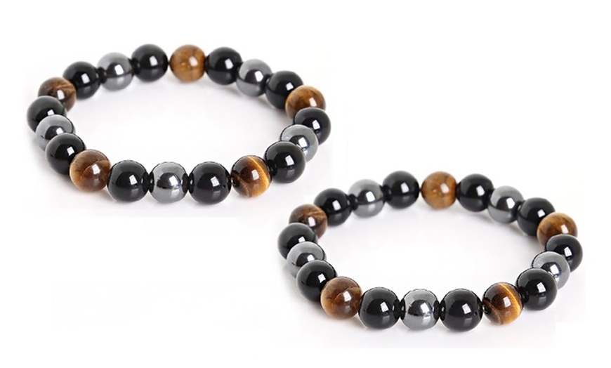 Image 2: Natural Stone Bracelets