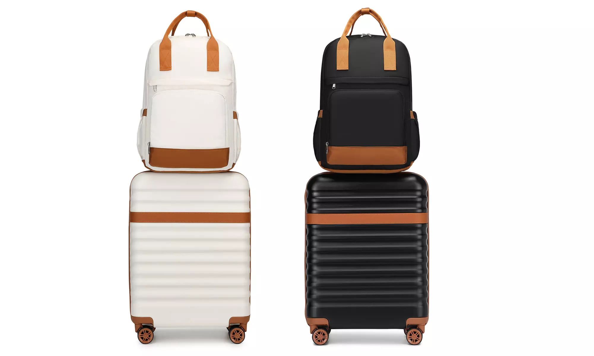 KONO 20 Inch Hard Shell ABS+PC Cabin Suitcase Set