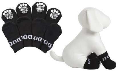 Pet Socks with Rubberized Micro Grips (4-Pack)