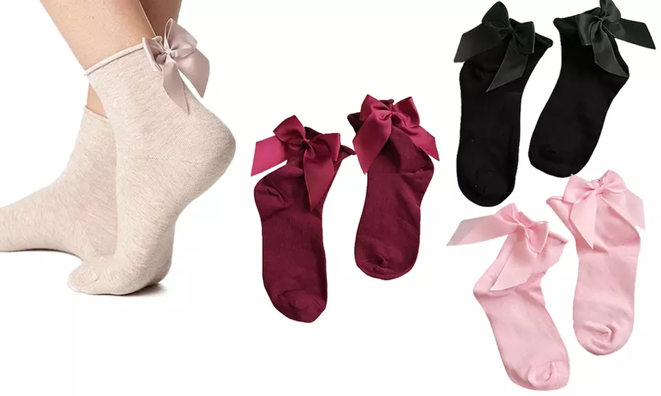 Lot de chaussettes stretch détail Nœud - Primary Image