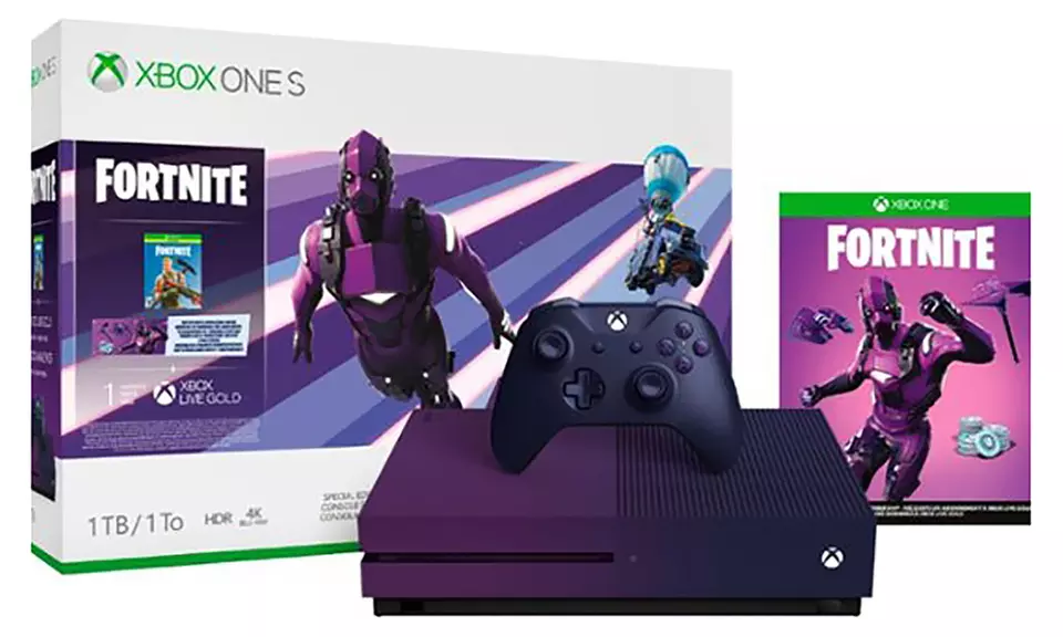 Xbox One S 1TB Fortnite Battle Royale Special Edition Console Bundle - Primary Image
