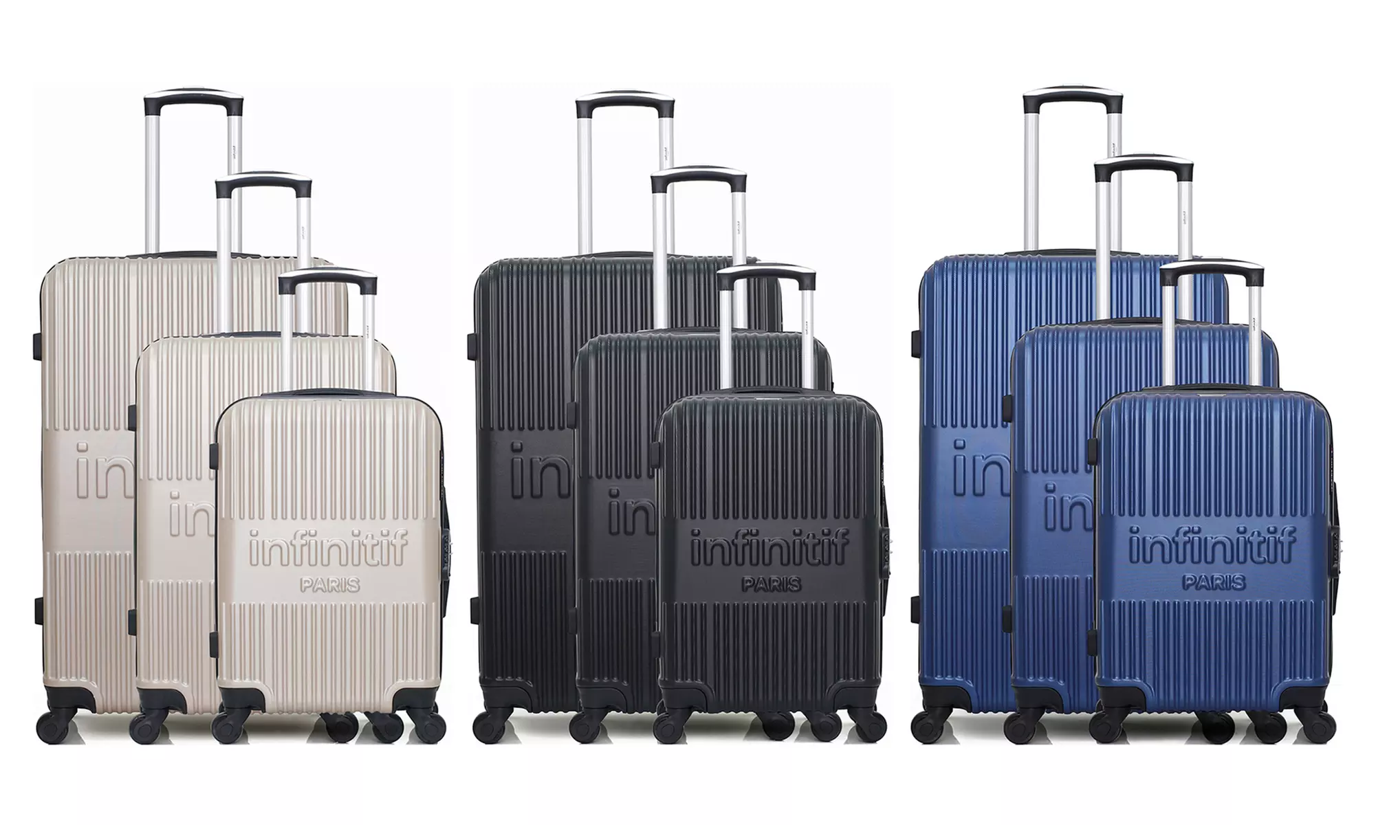 Conjunto de 3 maletas Infinitif - Primary Image