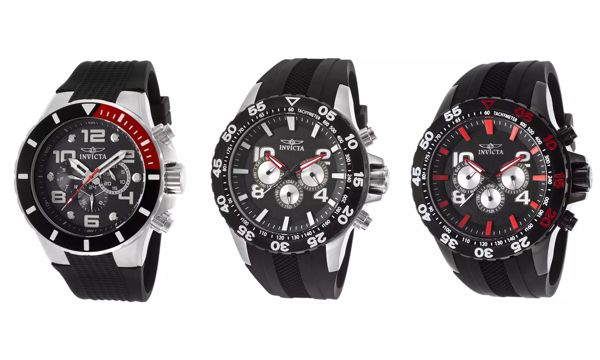 Invicta Aviator, Pro Diver, and I-Force Men's Watches - Primary Image
