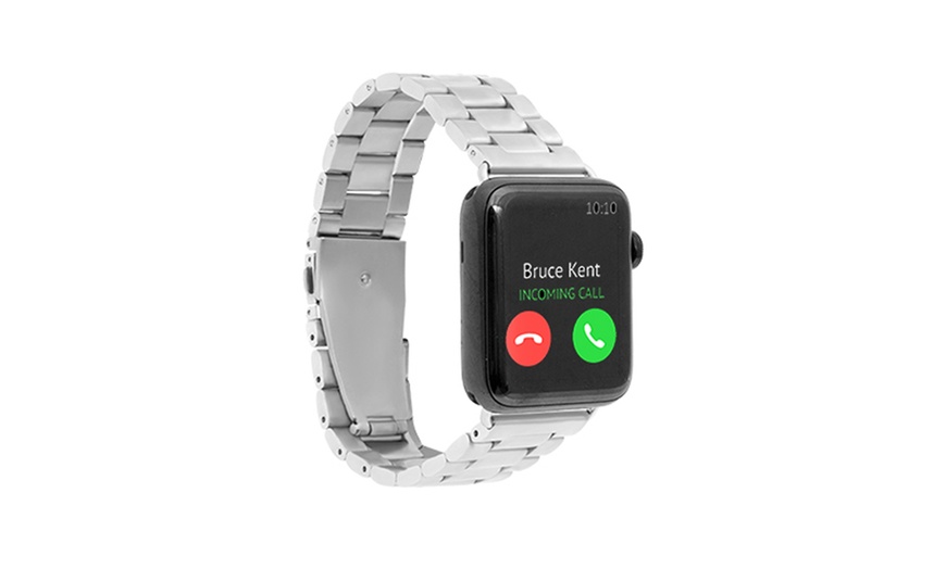 Image 4: Metal Strap for Apple Watch