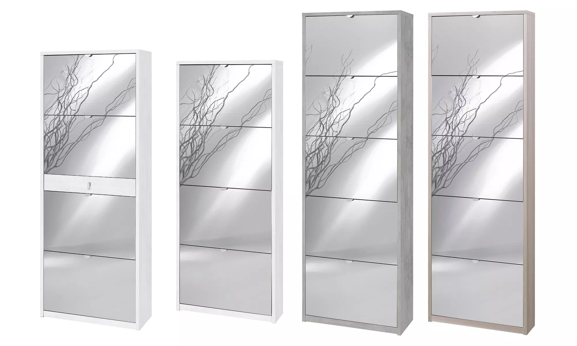 Scarpiera con specchio  Made in Italy