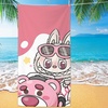 Image 12: Labubu Inspired Cute Beach Towel