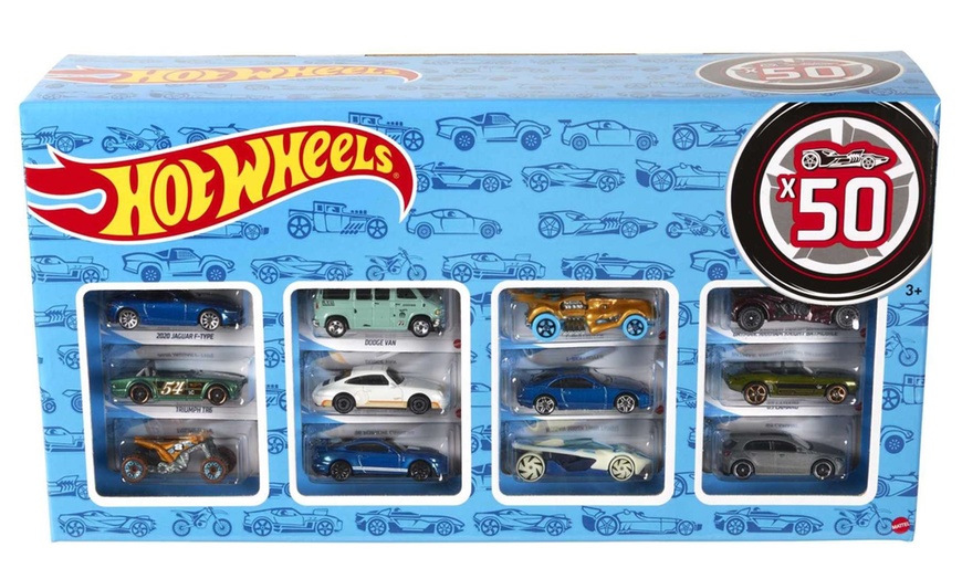 Image 2: Hot Wheels 50 Car Assortment Pack 