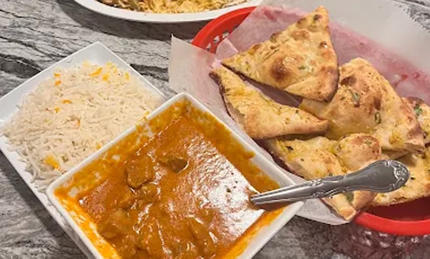 Image 2: Dinner For 2 or Spend $25, $55, or $100 Towards Indian Food and Drink
