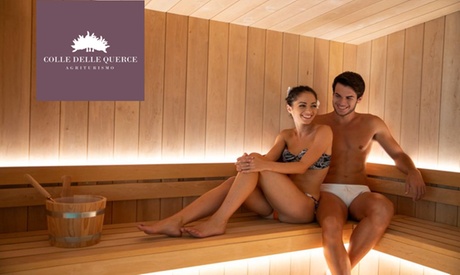 Percorso Spa di coppia con massaggio oppure pranzo o cena da Il Colle delle Querce, Morlupo (sconto fino a 52%)