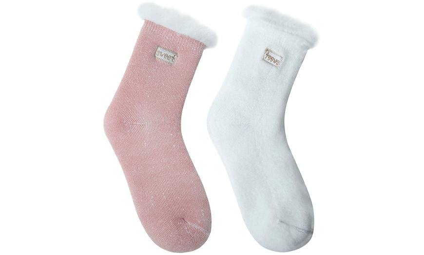 Image 8: 1 ou 2 paires de chaussettes "Cozy" 