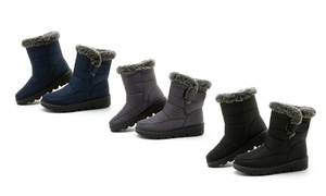 Women's Warm Fur Lined Winter Snow Boots