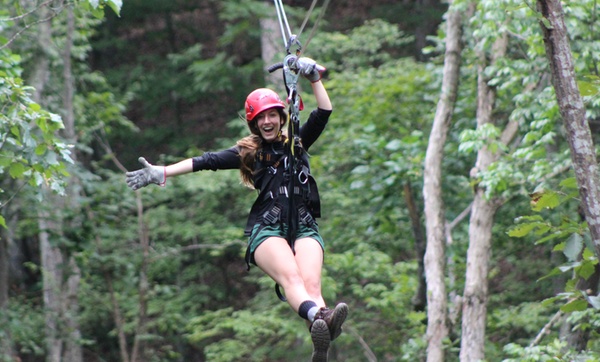 Ziplining Adventure Tour Virginia Canopy Tours Groupon