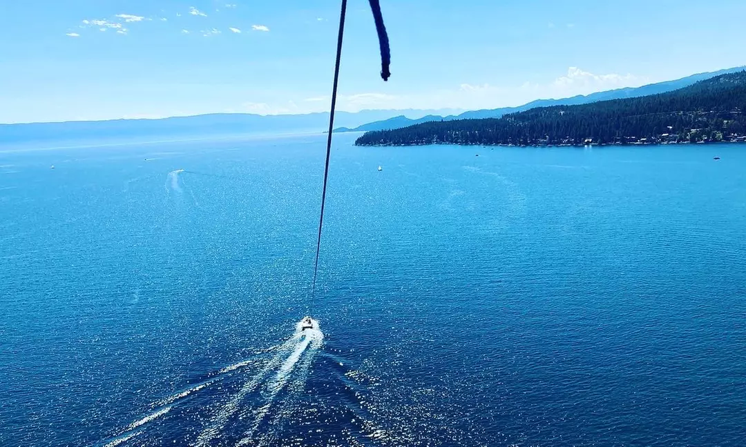 Parasailing Over Flathead Lake for 1, 2, 3 or 4 People