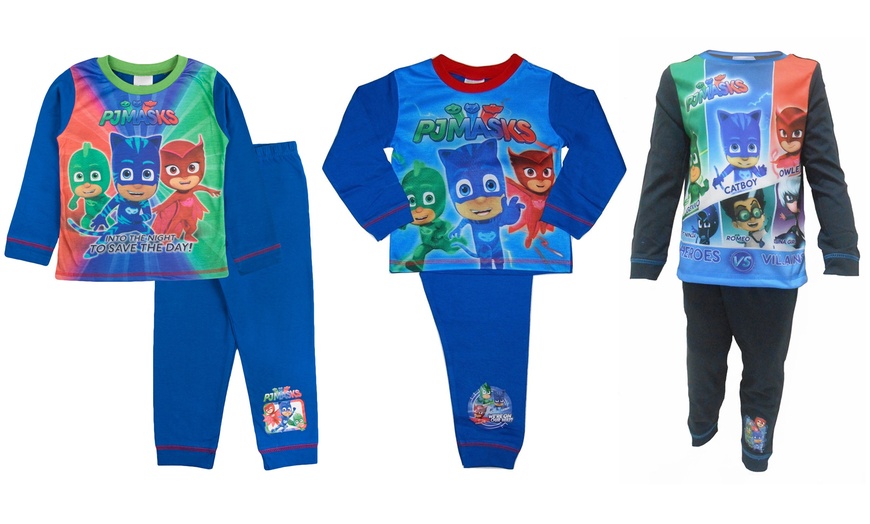 Image 1: Children's PJ Masks Pyjama Set