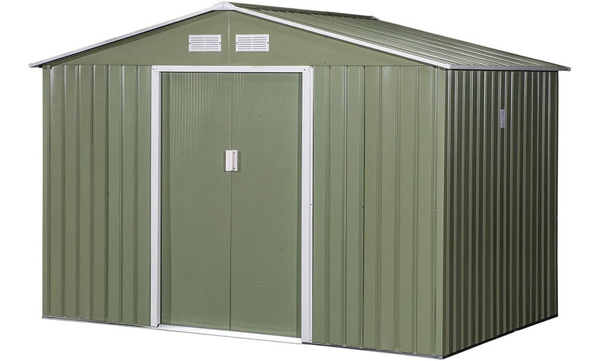 Image 6: Outsunny Durable and Easy Assembly Storage Shed
