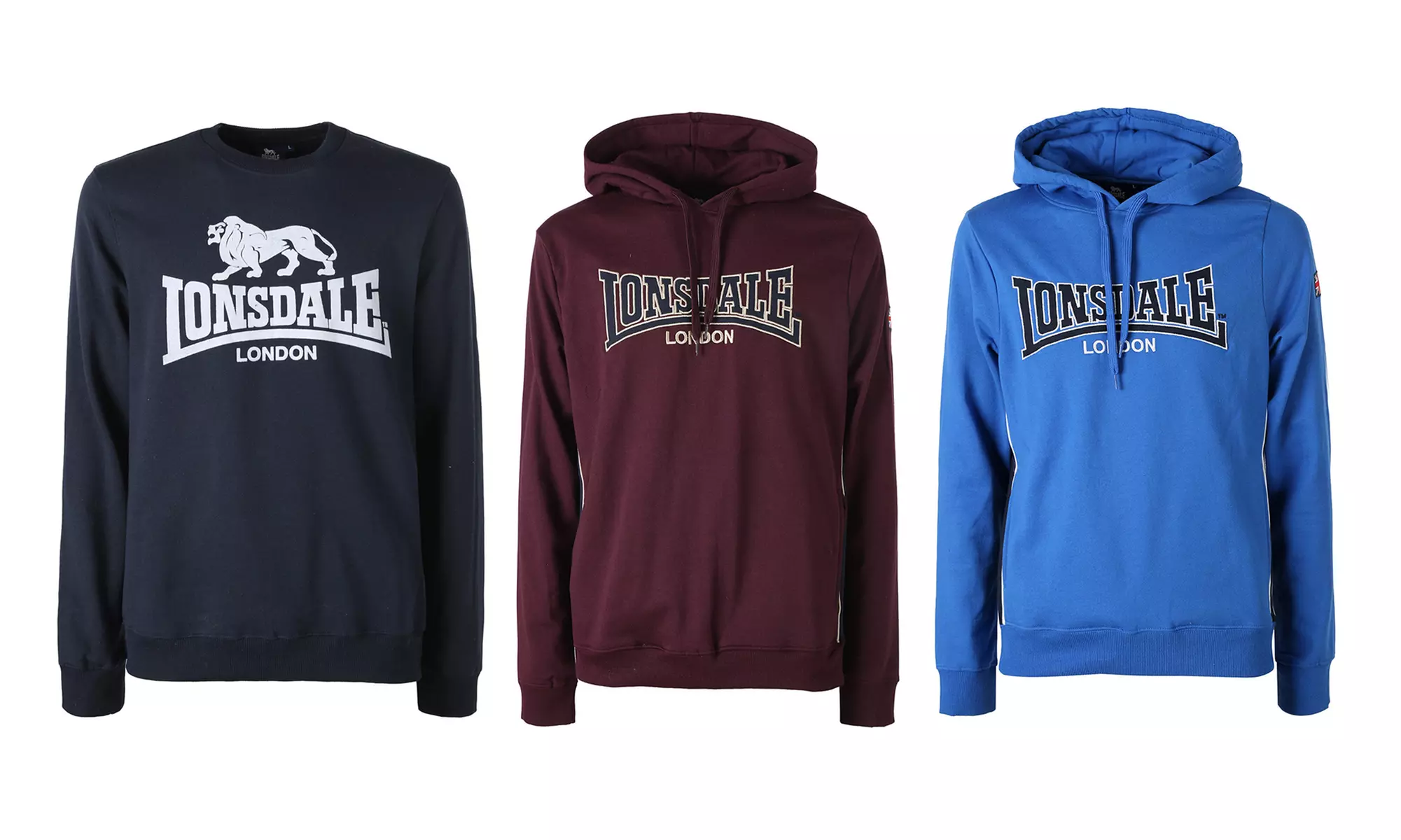 Felpa da uomo invernale Lonsdale