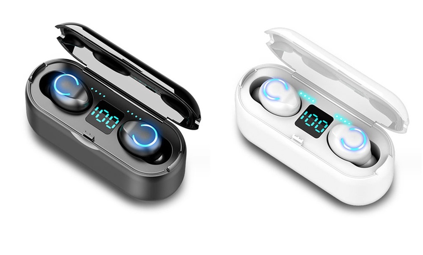 Image 2:  Bluetooth 5.2 Wireless Double Ear TWS Bluetooth Headset
