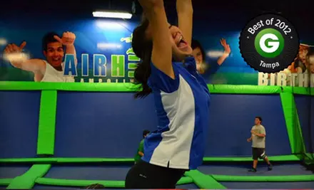Unlimited Trampoline Jumping for Two or Four at AirHeads Trampoline Arena (Up to 44% Off) - Primary Image
