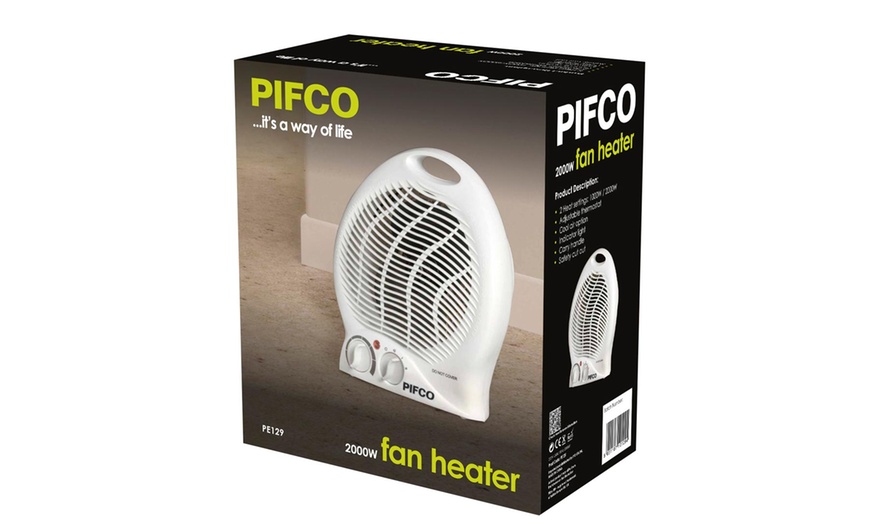 Image 2: Pifco 2000W Upright Fan Heater