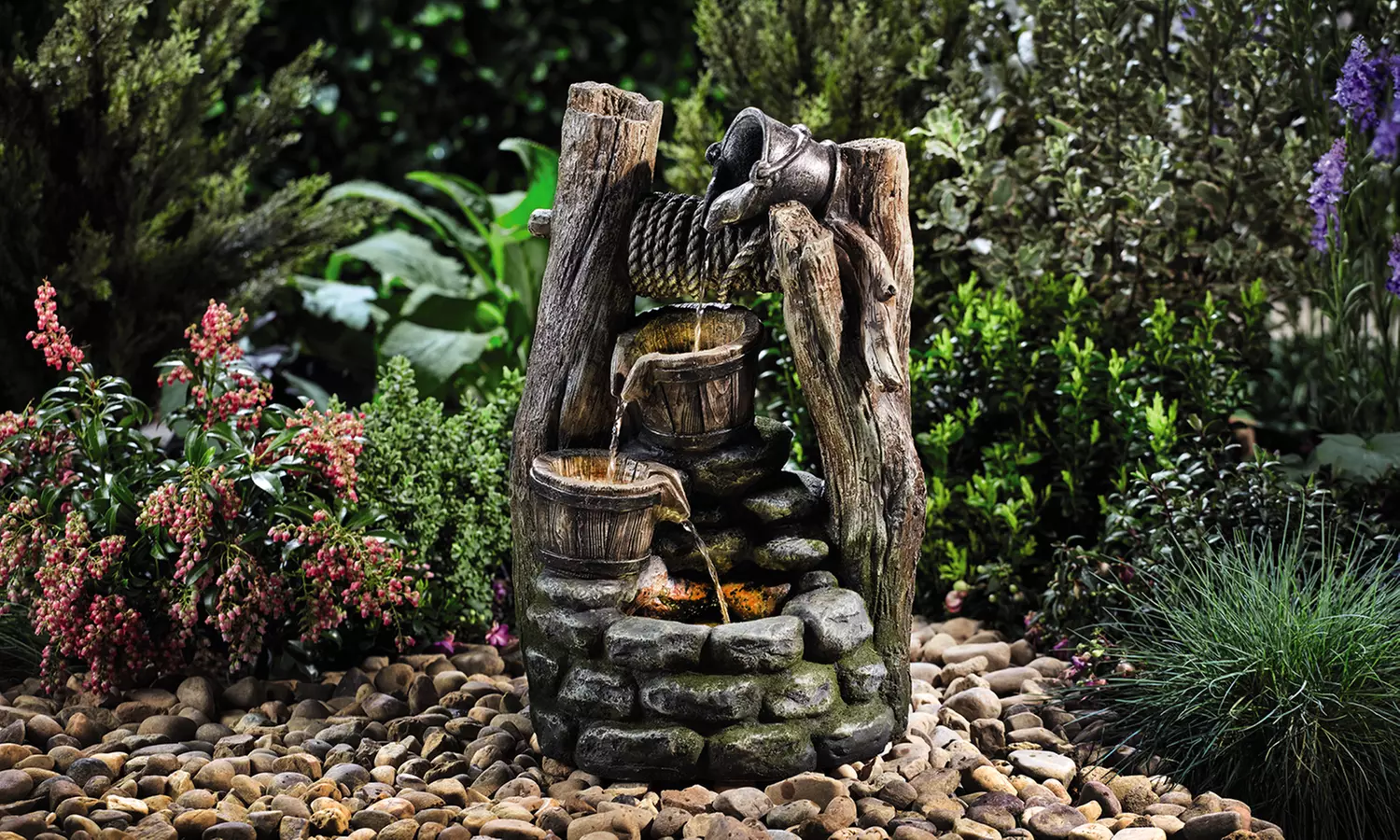 Trinity Water Feature Up To 45% Off on Serenity Water Feature in Choice of Design | Groupon Goods