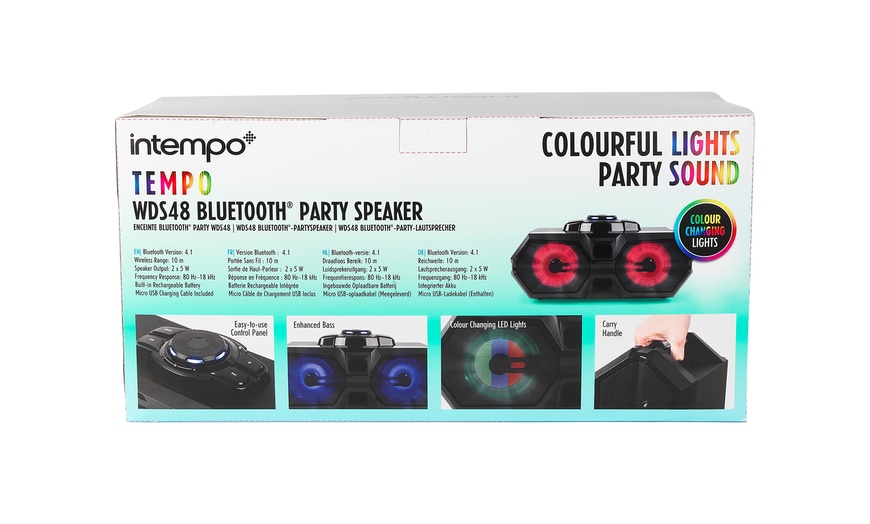 Image 6: Intempo Bluetooth LED Speaker