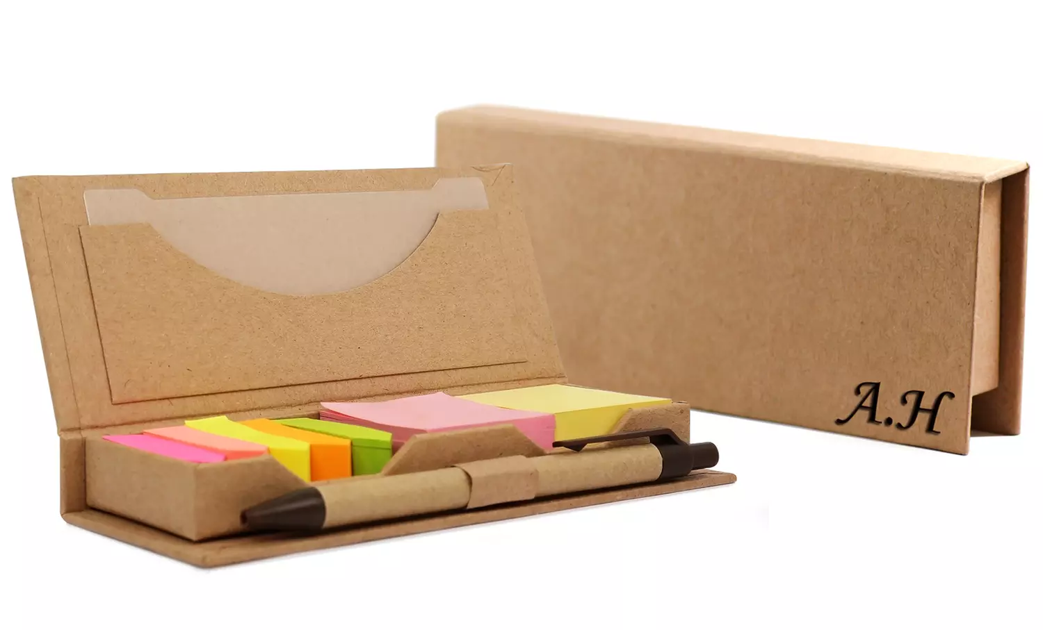 Personalized Box with Sticky Notes and Flags from MonogramHub (Up to 90% Off) - Primary Image