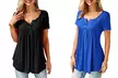 1 o 2 bluse da donna con bottoni disponibili in 3 colori e 4 taglie - Image 2