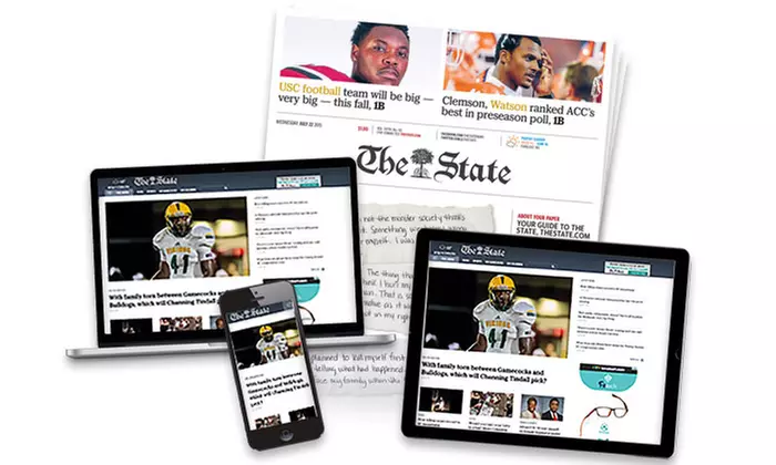 26-Week Wednesday and Sunday Home Delivery Subscription and Full Digital Access from The State (Up to 95% Off) - Primary Image