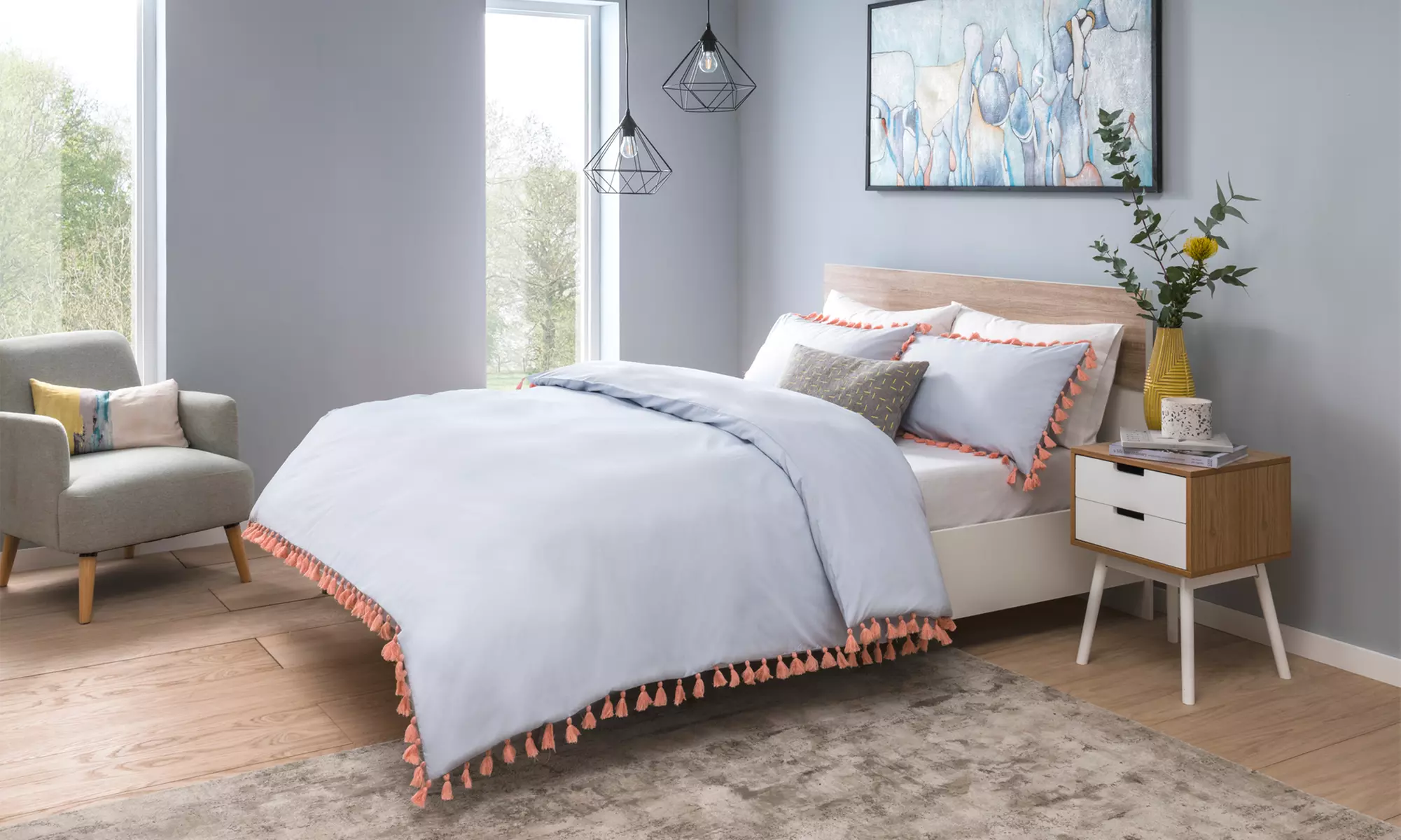 Set copripiumino con nappe Pieridae, disponibile in 4 dimensioni - Primary Image