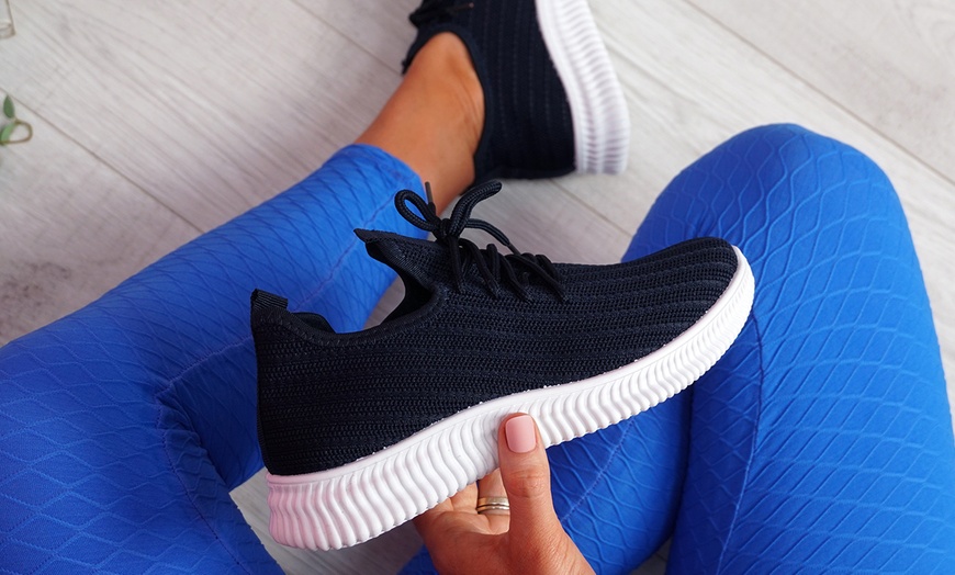 Image 11: Women's Knit Trainers