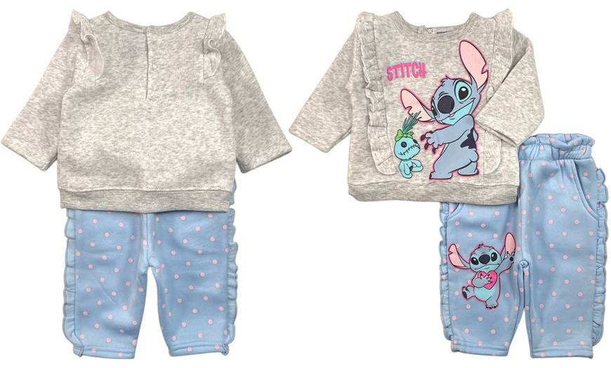 Image 4: Conjunto para bebé con motivos de Lilo & Stitch