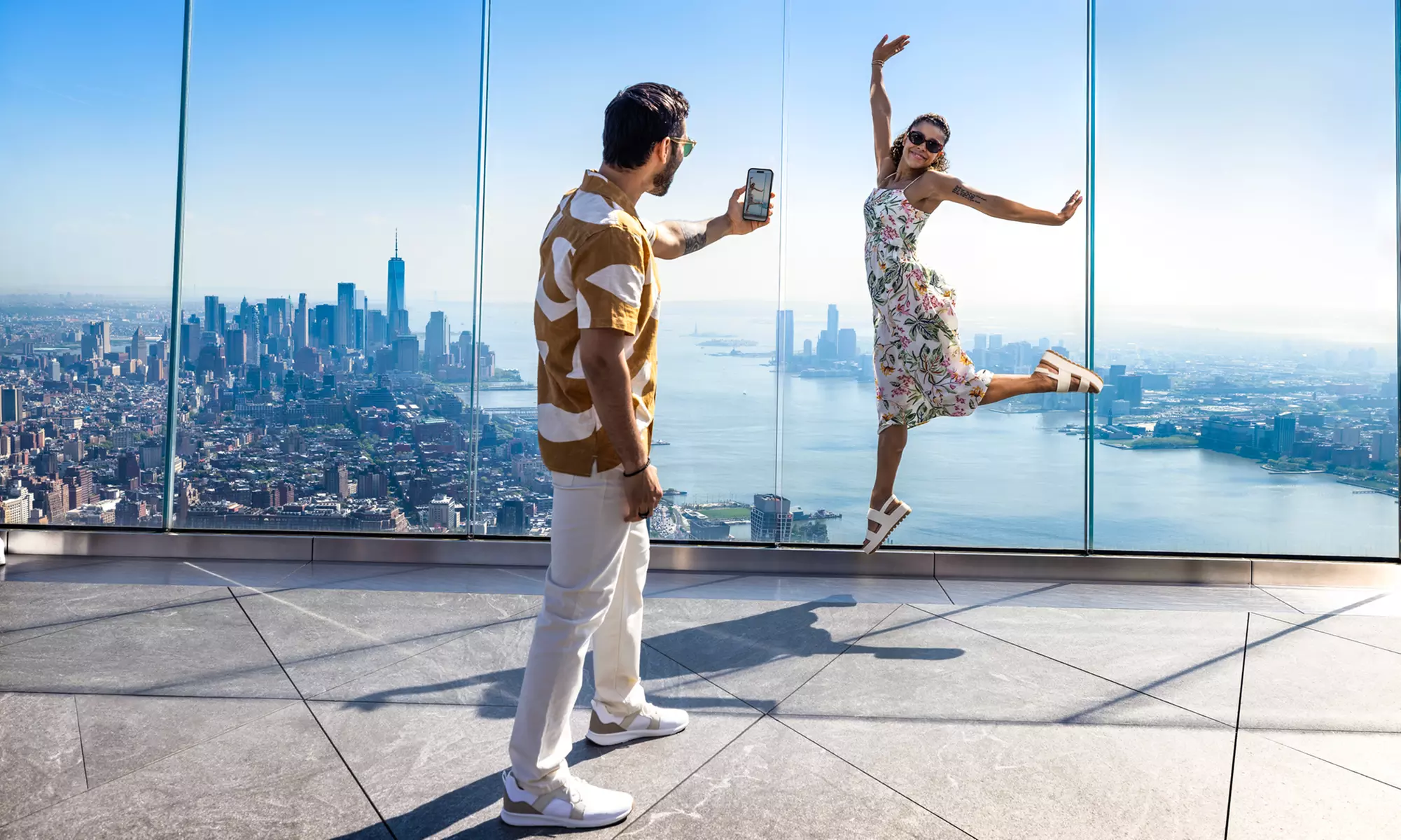 Sky-High 360° NYC Views w/ Edge Sunset VIP or Edge Champagne Admission