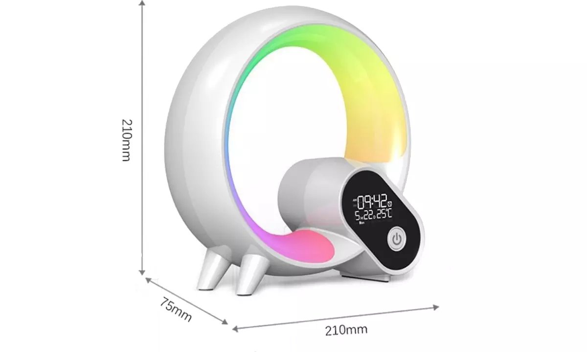 Q Shaped Sunrise Alarm Clock